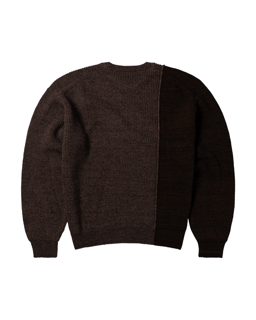 Aries Bi Colour Fisherman Sweater