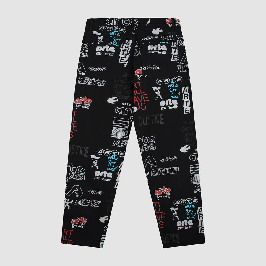 Arte Graffiti All Over Pants