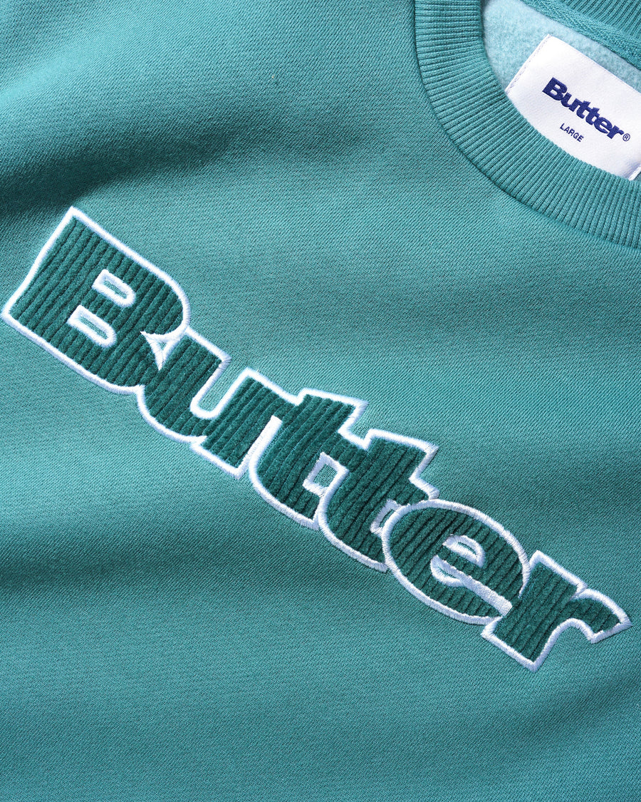 Butter Goods Cord Logo  Crewneck
