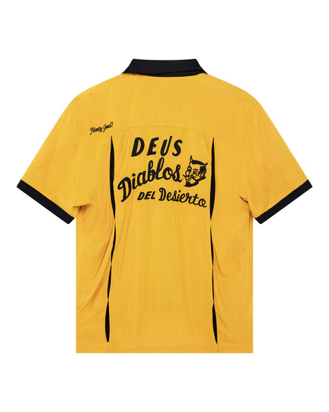 Deus Diablo Bowling Shirt