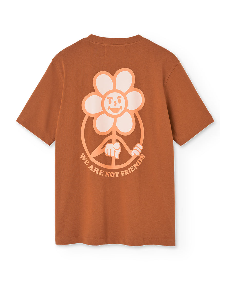 We Are Not Friends Daisy Logo  Worker Tee