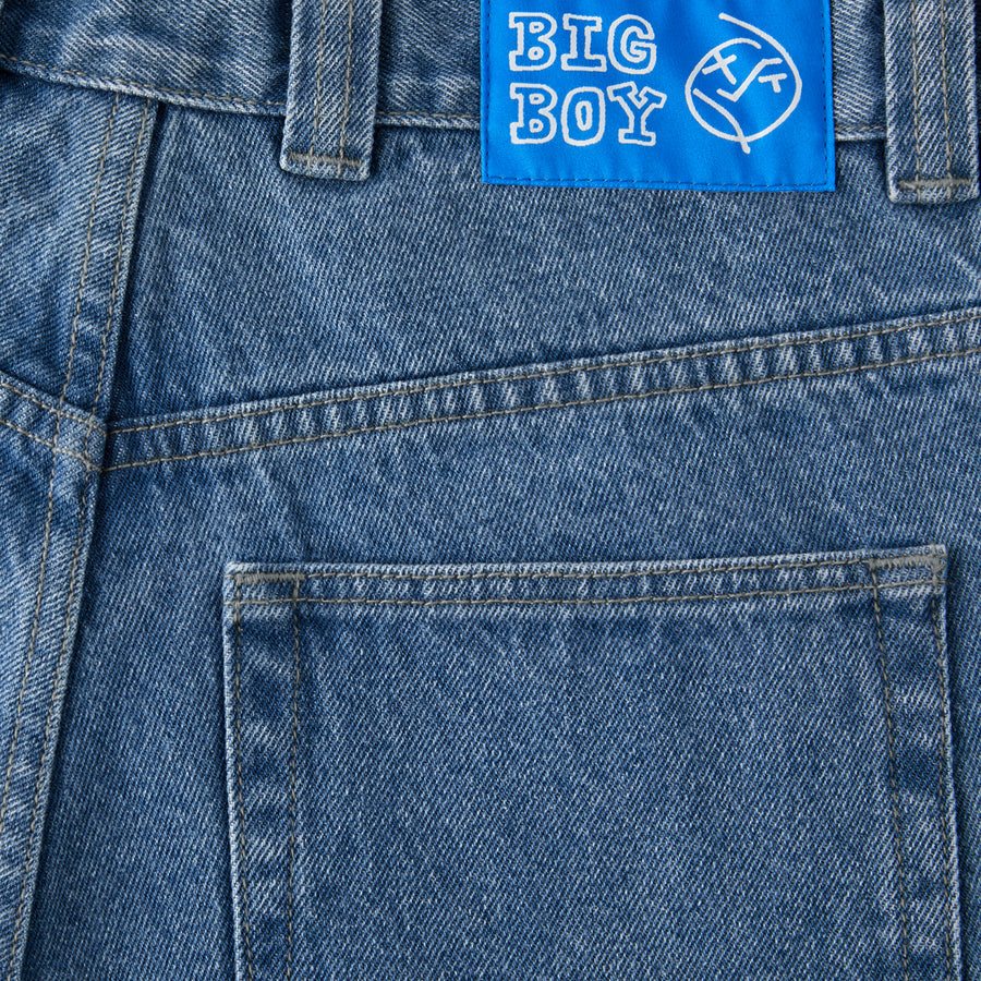 Polar Big Boy Mid Blue Denim Pant