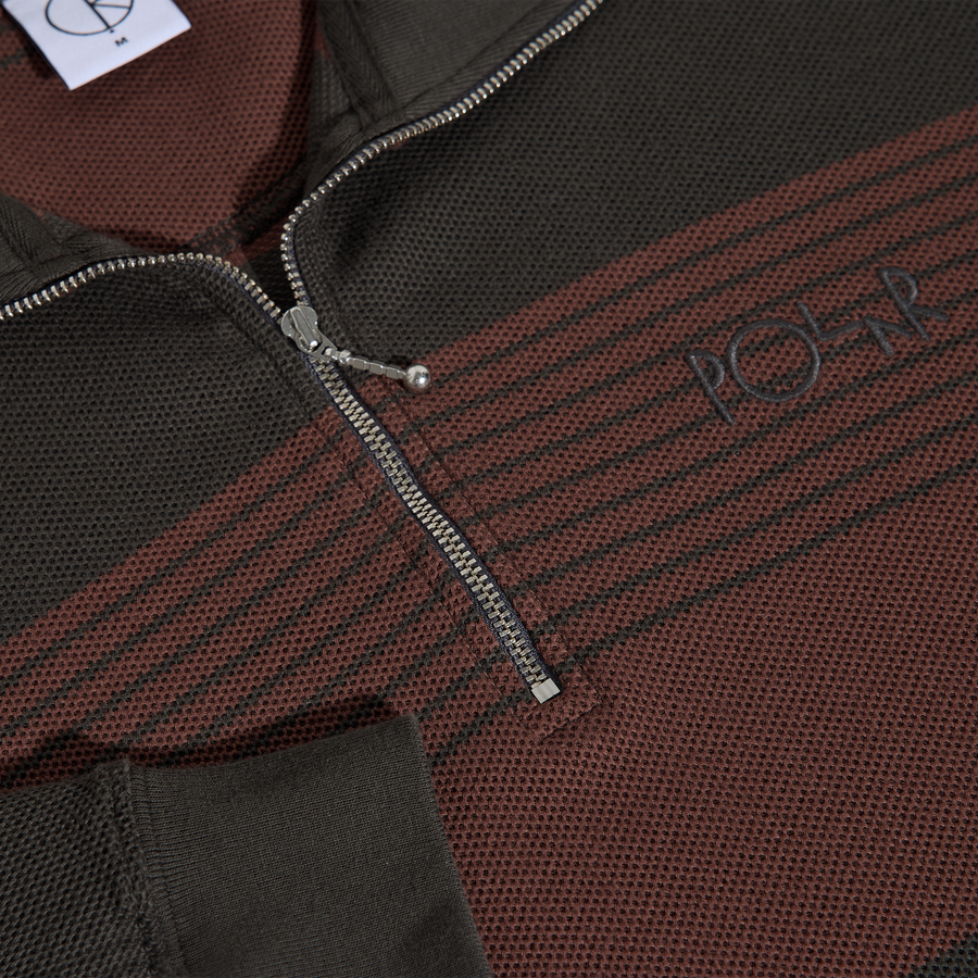 Polar Half Zip LS Polo